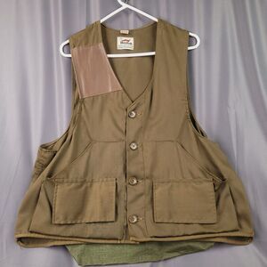 Hunting Vest Tan Canvas Duxbak Men’s XL Duck